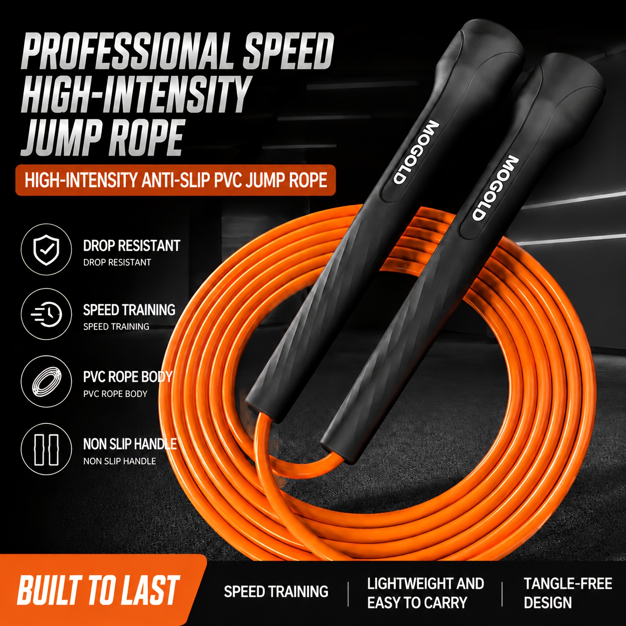 Speed Skipping Rope - حبل قفز احترافي سريع - حبل