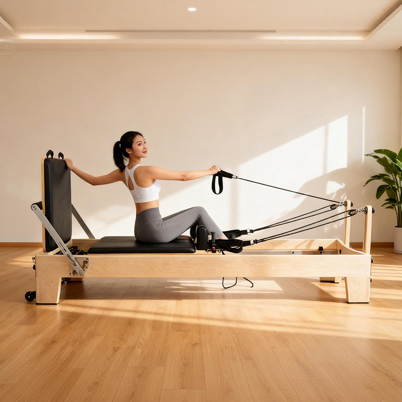 Yoga Fitness Pilates Reformer - جهاز بيلاتس ريفورمر محمول قابل للتعديل