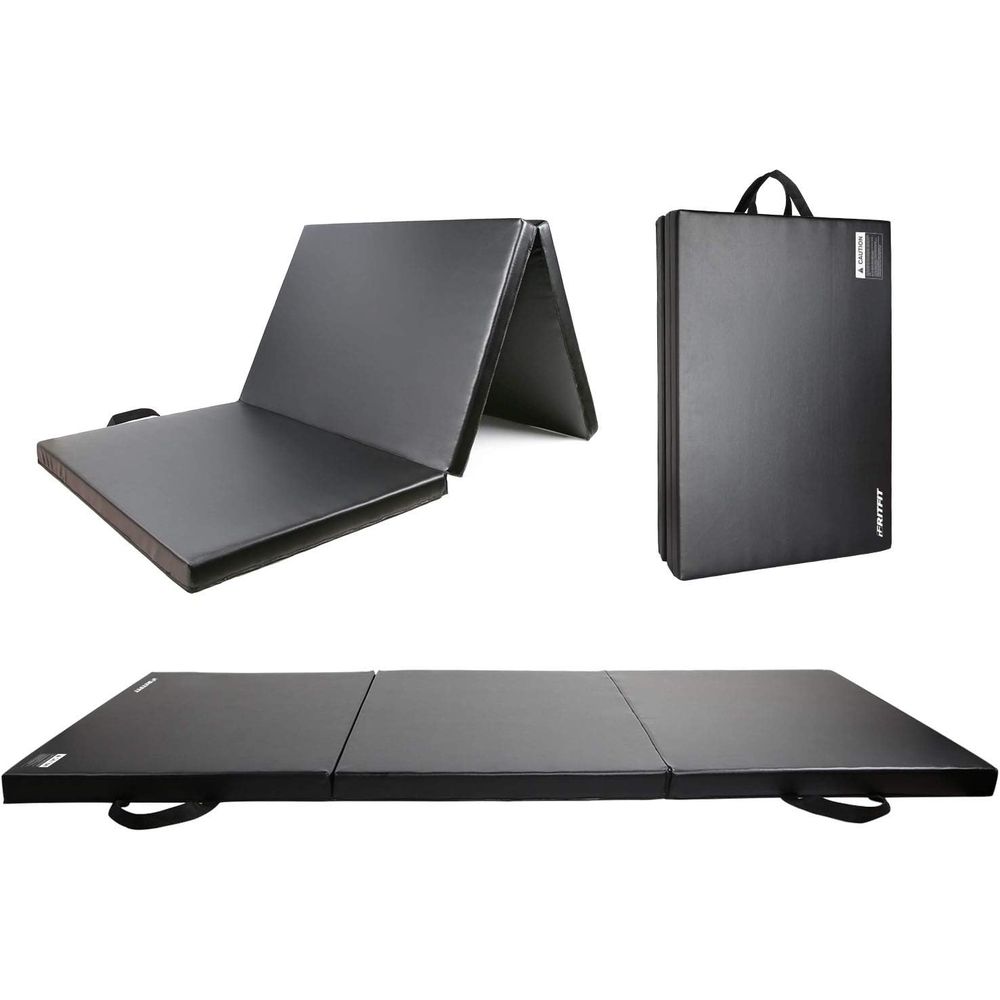 Thick Yoga Mat - بساط رياضي سميك محسن، مقاسات 3'×6'،