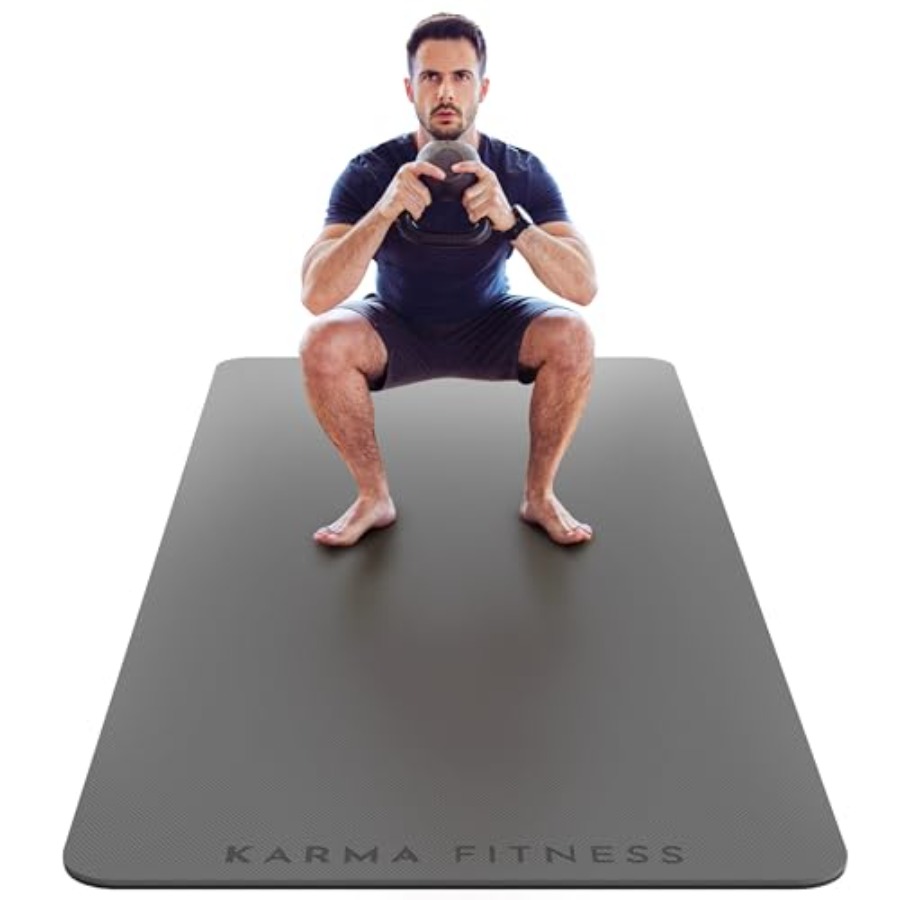 Thick Yoga Mat - بساط تمارين كبير وسميك للغاية بسماكة