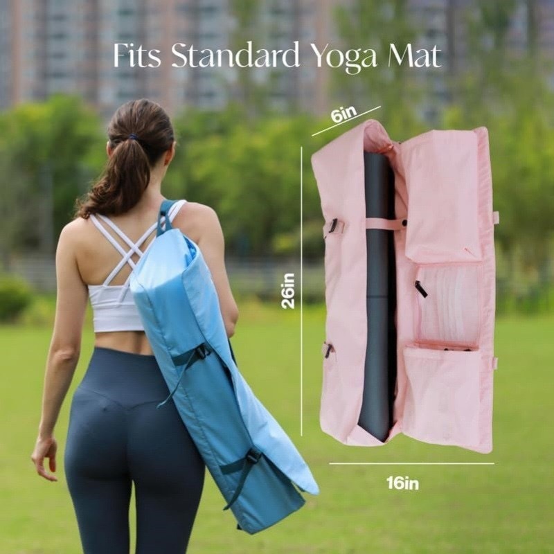 Yoga Fitness Usa - حقيبة يوغا، حقيبة ظهر لتخزين حصيرة