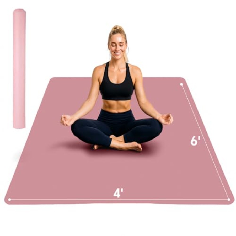سجادة يوجا كبيرة الحجم للتماري - مراجعة Thick Yoga Mat وسعره