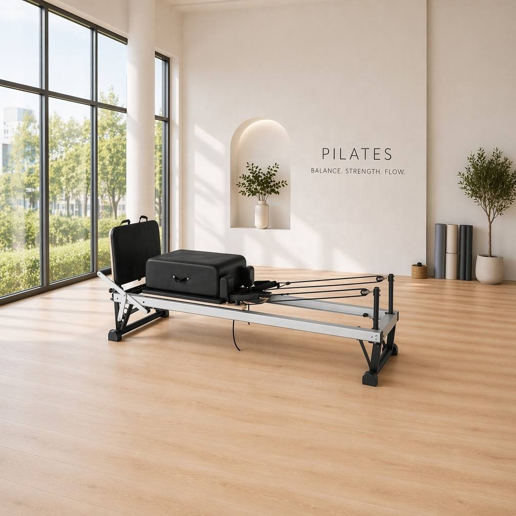 سرير بيلاتس جديد التصميم للمنز - مراجعة Yoga Fitness Pilates Reformer وسعره