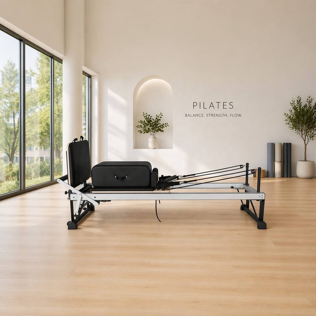 سرير بيلاتس جديد التصميم للمنز - مراجعة Yoga Fitness Pilates Reformer وسعره