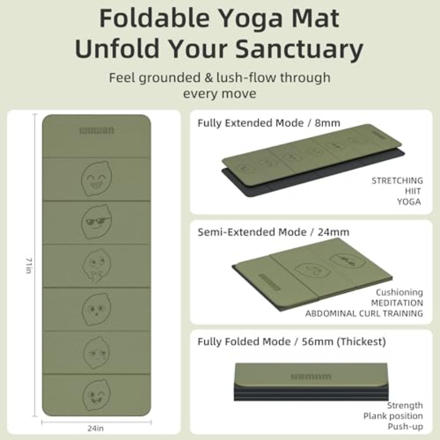 سجادة يوجا من مادة TPE للاستخد - مراجعة Thick Yoga Mat وسعره