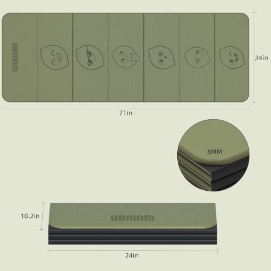 سجادة يوجا من مادة TPE للاستخد - مراجعة Thick Yoga Mat وسعره