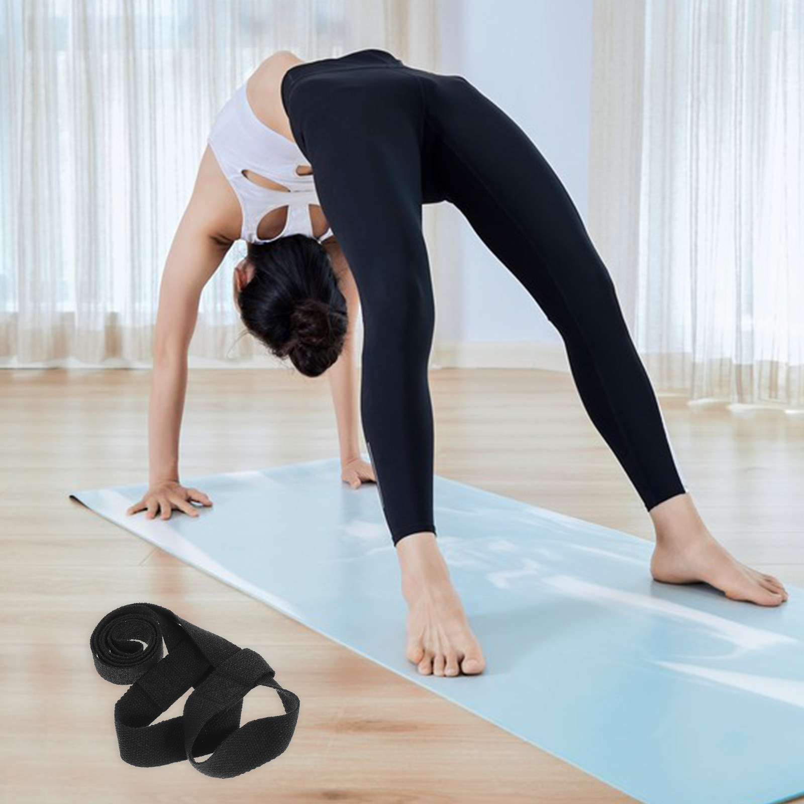 حزام حمل لحصيرة اليوجا (قطعتان - مراجعة Yoga Fitness Class وسعره