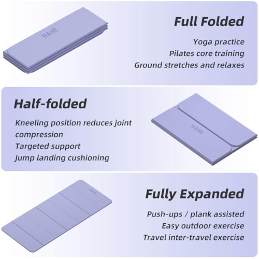 سجادة يوغا قابلة للطي للتمارين - مراجعة Thick Yoga Mat وسعره