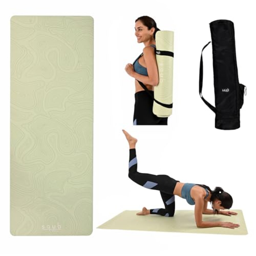 سجادة يوغا للبيلاتس والتدريب ا - مراجعة Thick Yoga Mat وسعره