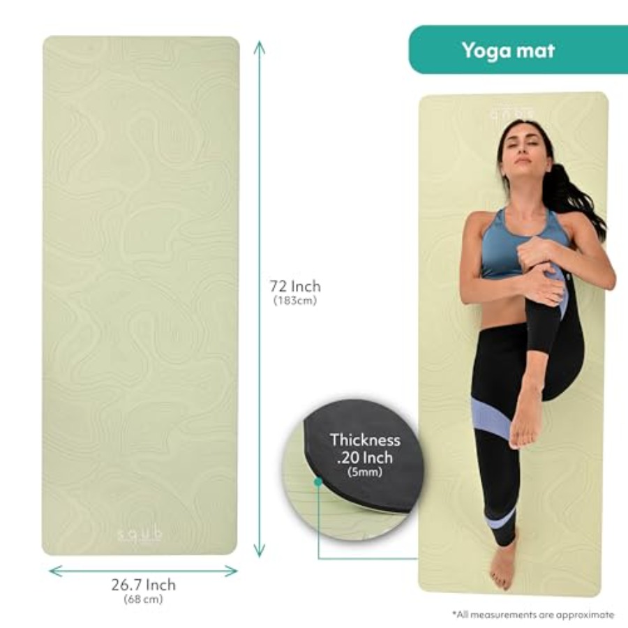 سجادة يوغا للبيلاتس والتدريب ا - مراجعة Thick Yoga Mat وسعره