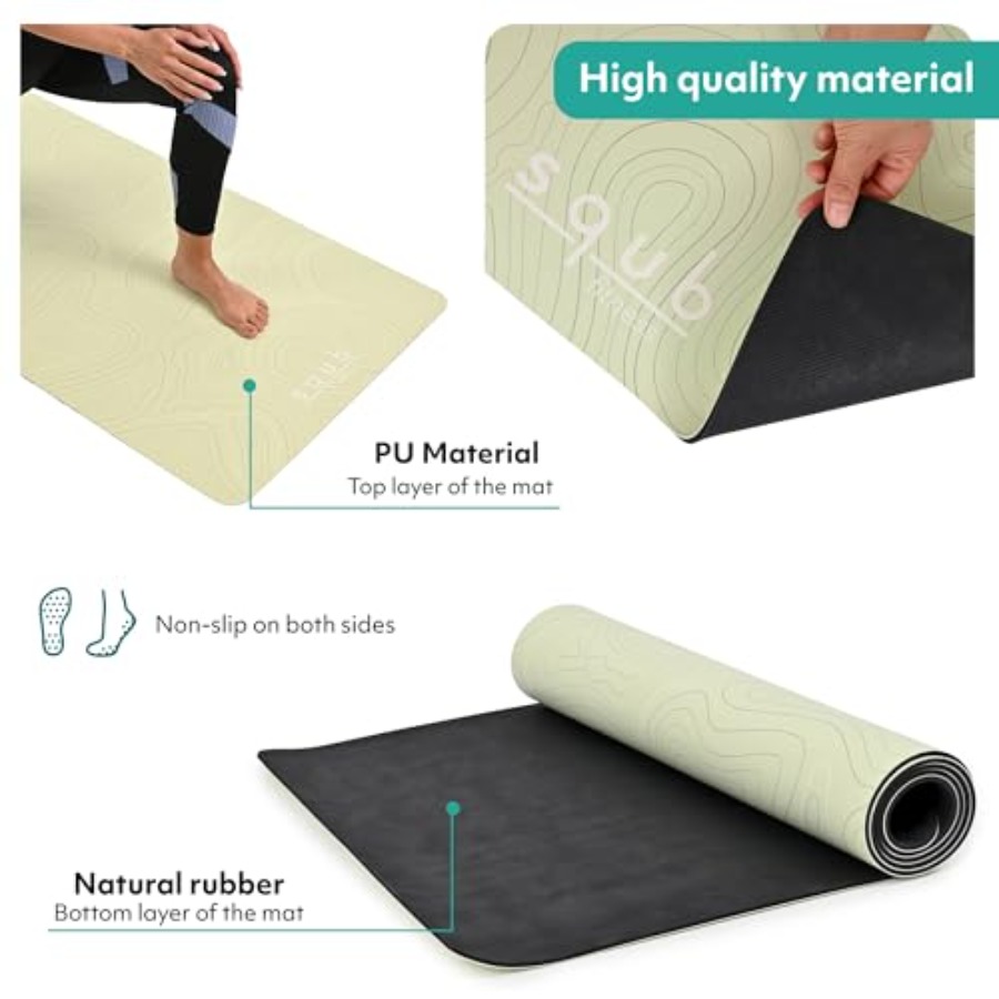 سجادة يوغا للبيلاتس والتدريب ا - مراجعة Thick Yoga Mat وسعره
