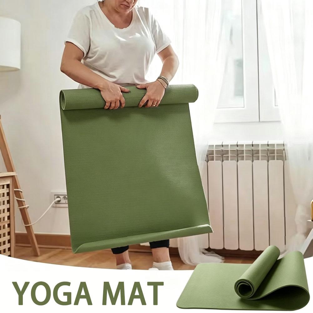 1/2 قطعة من سجادة اليوغا السمي - مراجعة Thick Yoga Mat وسعره