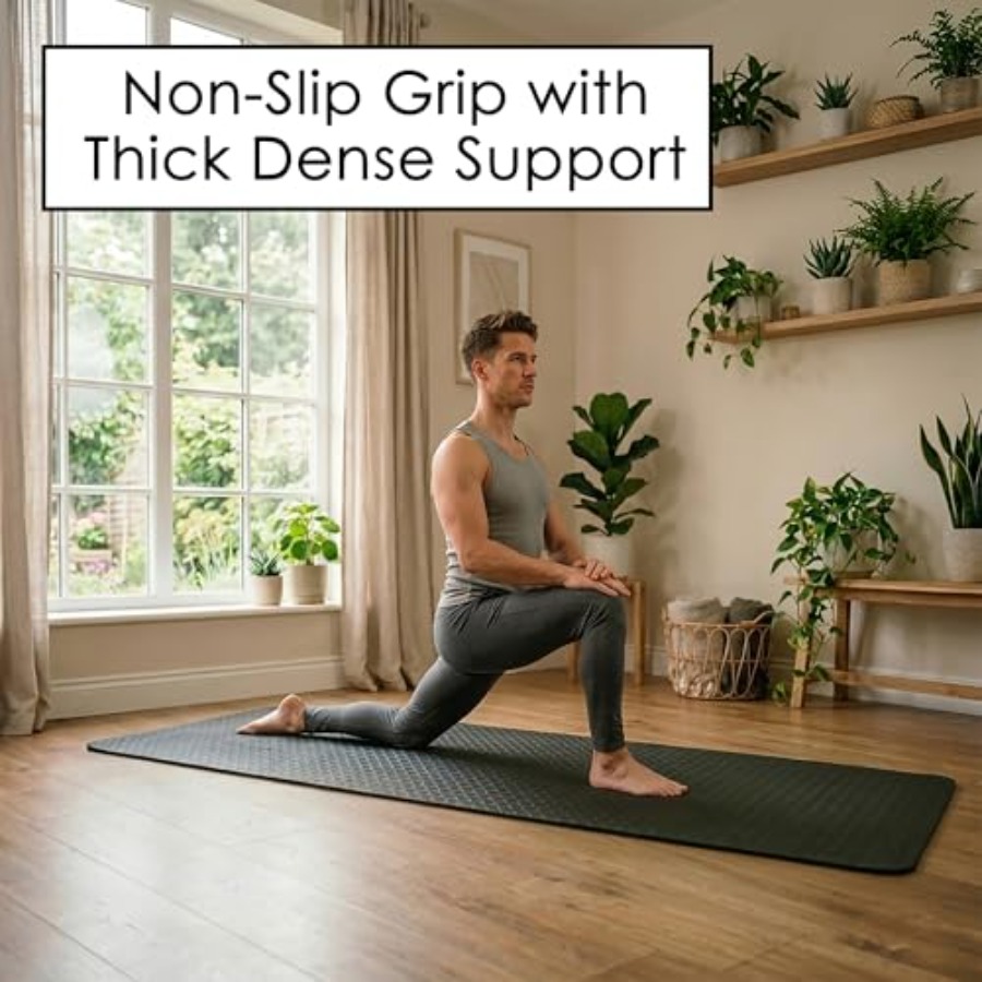 سجادة يوجا للتمرين المنزلي، سم - مراجعة Thick Yoga Mat وسعره
